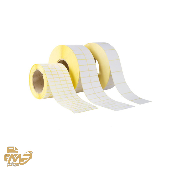 لیبل برچسب کاغذی تک ردیفه  30×45