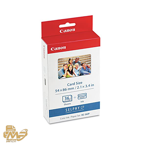 ست کاغذ عکس و جوهر Canon KC-36IP