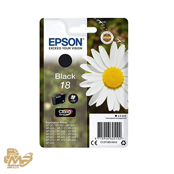 تونر مشکی Epson 18