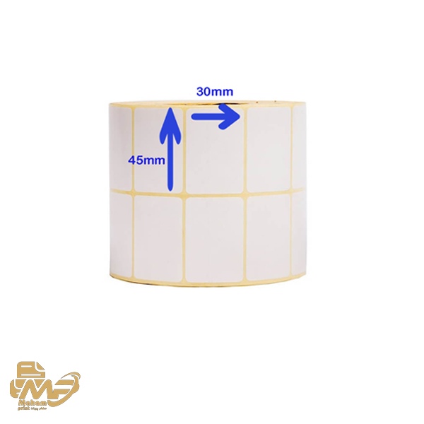 لیبل پی وی سی دو ردیفه 45×30 Label PVC two rows