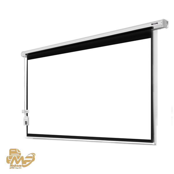 پرده نمایش سقفی دیواری برقی SCOPE 250x250 com