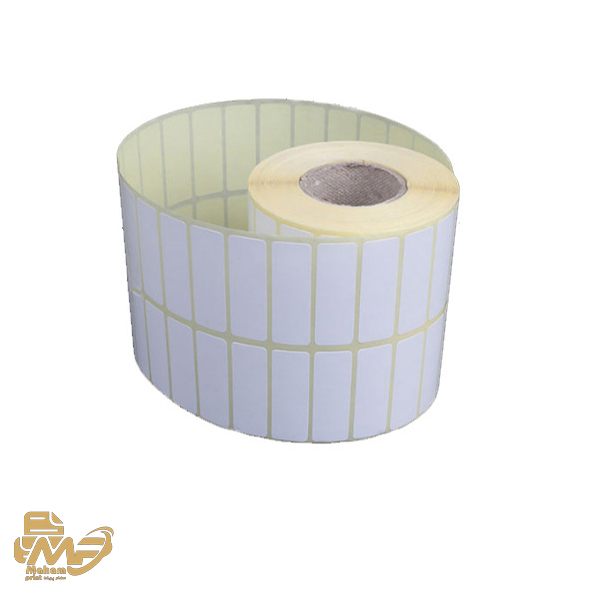 رول لیبل کاغذی دو ردیفه 15×45