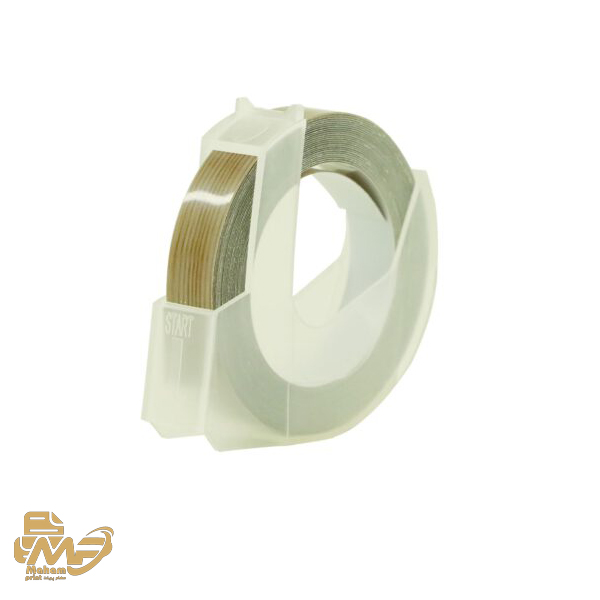 نوار یدک لیبل زن دستی مدل DYMO رنگ قهوه ای طرح چوب
