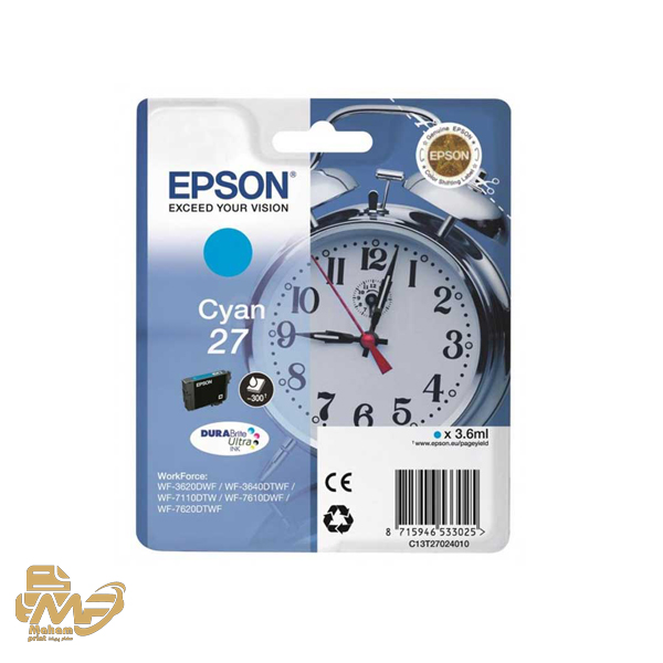 تونر EPSON 27 CYAN
