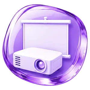 ویدئو پروژکتور و پرده نمایش