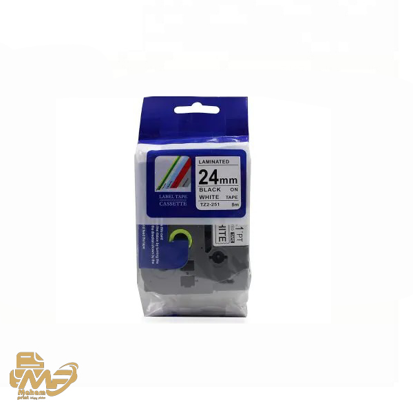 نوار لیبل پرینتر Brother TZE-251 غیر اورجینال