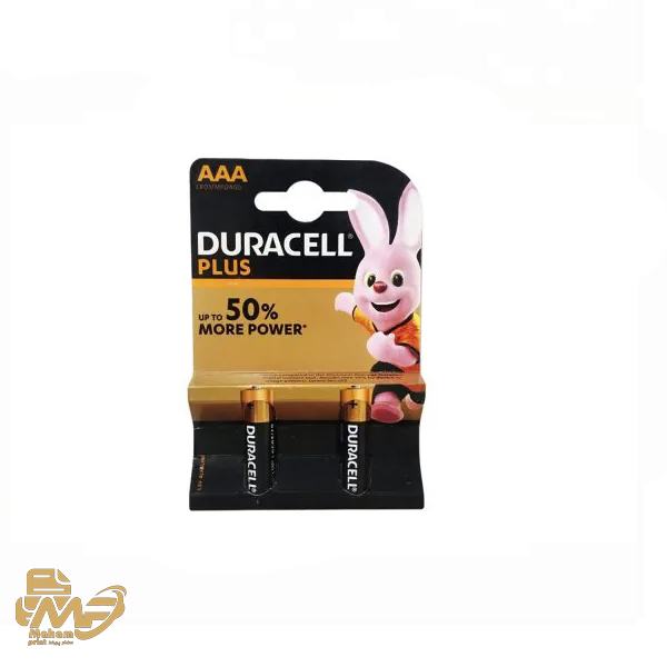 باتری نیم قلمی duracellمدل plus-lr3