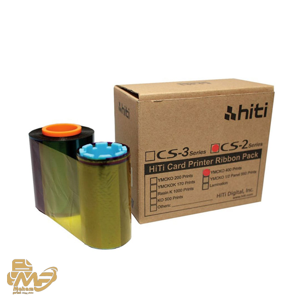 ریبون رنگی Hiti CS-2 YMCKO 400 Prints اورجینال