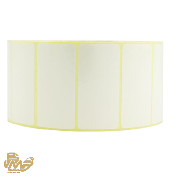رول لیبل کاغذی تک ردیفه 25×50