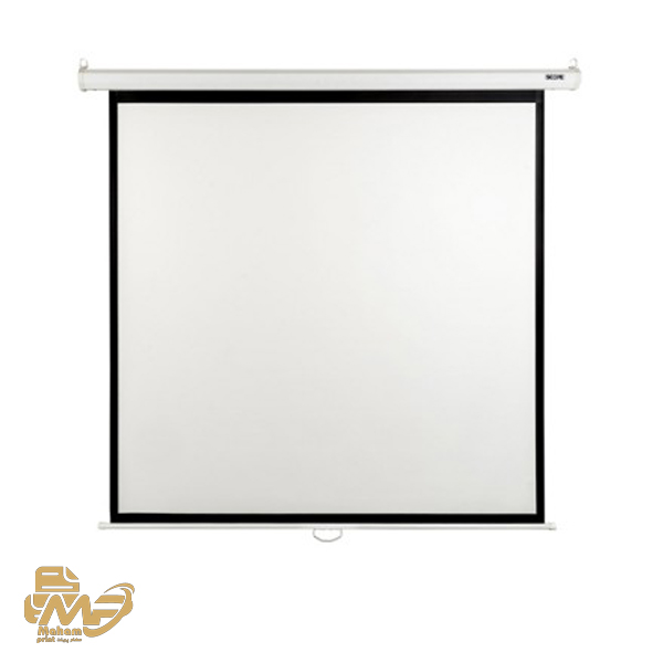 پرده نمایش سقفی دیواری مدل scope 150x150 cm